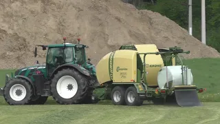 Silieren erster Schnitt Mit Fendt Vario 720 KRONE Comprima – Starke Pressen für professionellen Daue