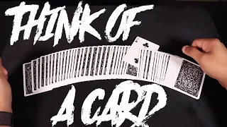 Dai Vernon's THINK OF A CARD - AMAZING EFFECT!