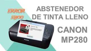 ABSORBEDOR DE TINTA CANON MP280 Deposito de tinta lleno