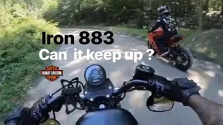 Can the iron 883 keep up with other bikes ?