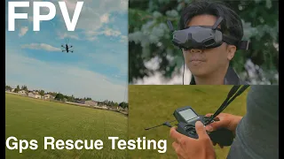 iFlight BOB57 GPS Rescue Testing || FPV Drone Chase