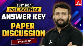 CUET Political Science Answer Key 2024 🔴18 May Live Paper Analysis | CUET Paper Solutions ✅