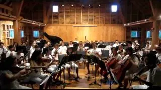 Greenwood Music Camp 2012. Sasha Yakub's Fanfare "Sheep May Safely Graze"