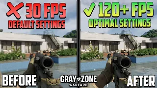 Here's how I DOUBLED my FPS in Grayzone Warfare (Maximize Visibility & FPS) Settings Guide