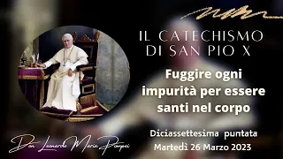 Fuggire ogni impurità per essere santi nel corpo