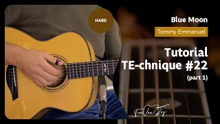 Blue Moon (Tommy Emmanuel) - Tutorial (Part 1)