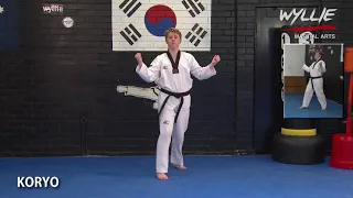 Koryo Black Belt Grading Pattern