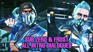 Mortal Kombat 11 / All Sub-Zero & Frost Intro Dialogues