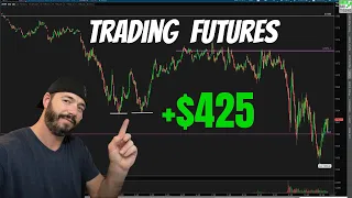 Making $425 Day Trading Futures | $SPY $QQQ $IWM