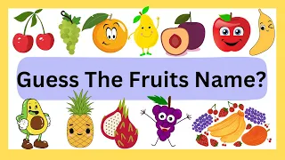 Guess the Fruit Quiz (51 Different Types of Fruit) 🍌 🍎 🥒 | Guess the Fruit from Emoji Challenge