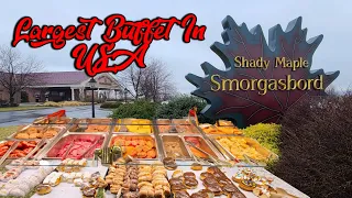 Shady Maple Smorgasbord BREAKFAST Buffet - East Earl Pennsylvania (Largest In The USA)