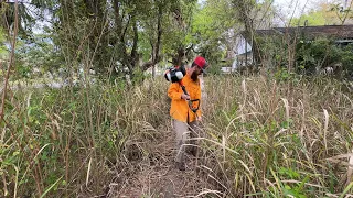 The City wouldn't cut the sidewalk because they were SCARED of this Neighborhood... SO I DID!!!