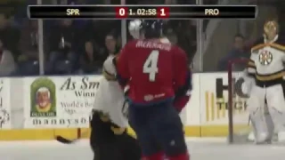 Noel Acciari vs Dylan McIlrath Jan 7, 2017