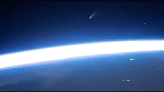 Comet Neowise From The ISS