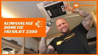 Dometic Freshjet 2200 - Dachklimaanlage für Wohnwagen / Wohnmobil [inkl. Umgang mit Kondenswasser]