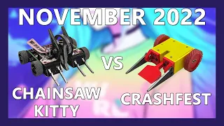 Chainsaw Kitty v Crashfest, NHRL November 2022