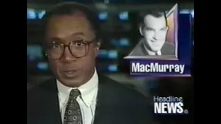 Fred MacMurray:  News Report of His Death - November 5, 1991