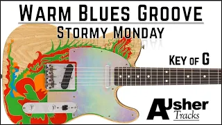 Blues in G | Stormy Monday | Guitar Backing Track