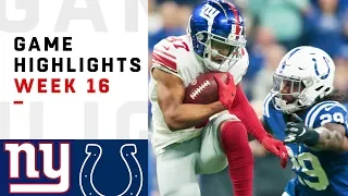 Giants vs. Colts Week 16 Highlights | NFL 2018