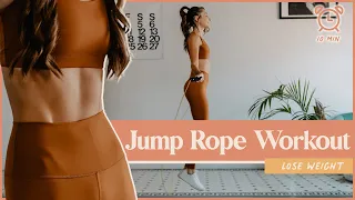 10-Minute JUMP ROPE WEIGHT LOSS Workout (Do This Three Times A Week)