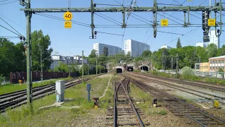 Värtan-Örbyhus, från förarplats / Cabinerit / Führerstandsmitfahrt