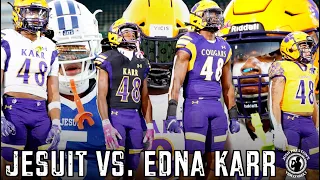 Jesuit vs. Edna Karr, Week 7 (HIGHLIGHTS) - Cougars dedicate game to Keyron Ross 🙏🏾🙏🏾