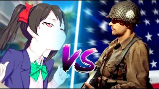 America vs anime