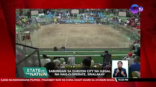 Sabungan sa Quezon City na ilegal na nag-o-operate, sinalakay | SONA