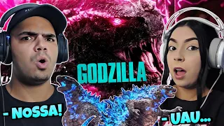 React - Rei dos Monstros | Godzilla (Monsterverse) | Papyrus Da Batata