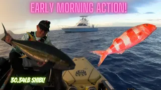 Early Morning Action! Bad Manner Boat. | Kayak Fishing Hawaii