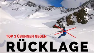 RÜCKLAGE beim Skifahren // TOP 3 ÜBUNGEN welche DIR helfen werden // Tipps vom Skilehrer - ZUGSPITZE
