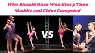 Who Should Have Won Every Time Maddie and Chloe Competed || Dance Moms