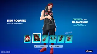 How To Get Red Roots Billie Bundle FREE In Fortnite! (Unlocked LEGO Red Roots Billie Style)