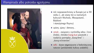 Bliżej Nauki. "Demitologizacja symboli, czyli o wampirach, nanorurkach i tajemnicach porfiryn"