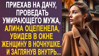 Приехав на дачу, проведать мужа, Алина оторопела, увидев в окне женщину. И заглянув внутрь...