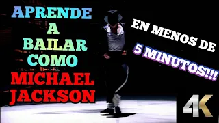 Aprende a Bailar como Michael Jackson ¡EN 5 MINUTOS! Paso básico de Billie Jean