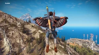 JustCause 3 - Amazing Wingsuit Fly through tunnel