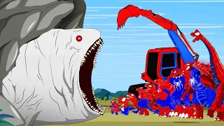 EVOLUTION OF BLOOP vs Team SPIDERMAN GODZILLA & KONG, DINOSAURS: Who Will Win | Godzilla Cartoon