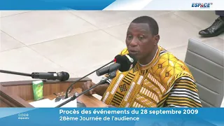 🔴 Procès du 28 Septembre - Audience du 12 Décembre 2022 - J28 (2ème Partie) • ESPACE TV GUINEE