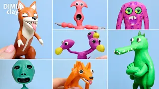 All Bosses Making Garten of Banban 4-5 New Monsters Sculptures | Dimia clay