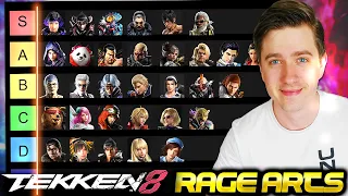 Rating The TEKKEN 8 Rage Arts... MISHIMAS FINALLY S TIER