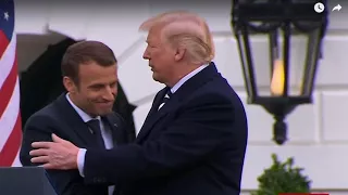 Trump & Macron - "Je t'aime... moi non plus"