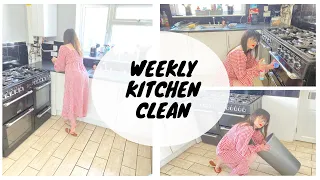 Clean With Me | Weekly Kitchen Clean | Kate Berry | Relaxing