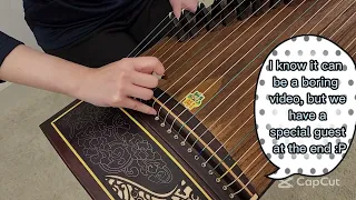 guzheng - tremolo with different angles
