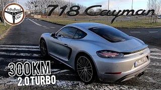 2019 Porsche 718 Cayman | Nawet BAZOWY trzyma fason. +RACEBOX 0-100, 100-200 km/h.