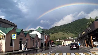 ТВ "КАРАЧАЕВСК" ЖЕЛАЕТ ВСЕМ СЧАСТЬЯ! ВЕЧЕРНЯЯ РАДУГА! РАДУГА В ГОРАХ. ДВУХЭТАЖНАЯ РАДУГА. КУБАНЬ