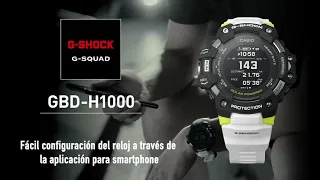 GBd-H1000 - 08 Fácil configuración del reloj a través de la aplicación para smartphone