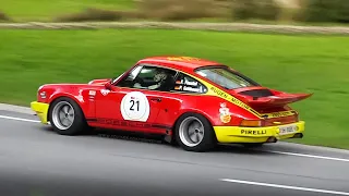 Porsche 911 Carrera 3.0 RSR IROC Max Attack on Bernina Hillclimb - Starts, Accelerations & Sound!