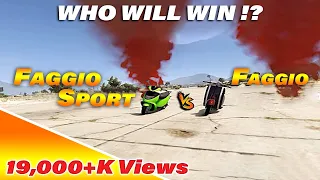 gta:v  faggio V/S faggio sport (who will win!)