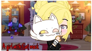 A Girl With Cat Mask | Gacha Club Mini Movie (GCMM)